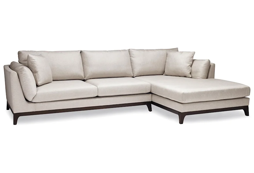 7256 2 Pc Sectional in candid Fleece by Lewis Home at Stoney Creek Furniture 