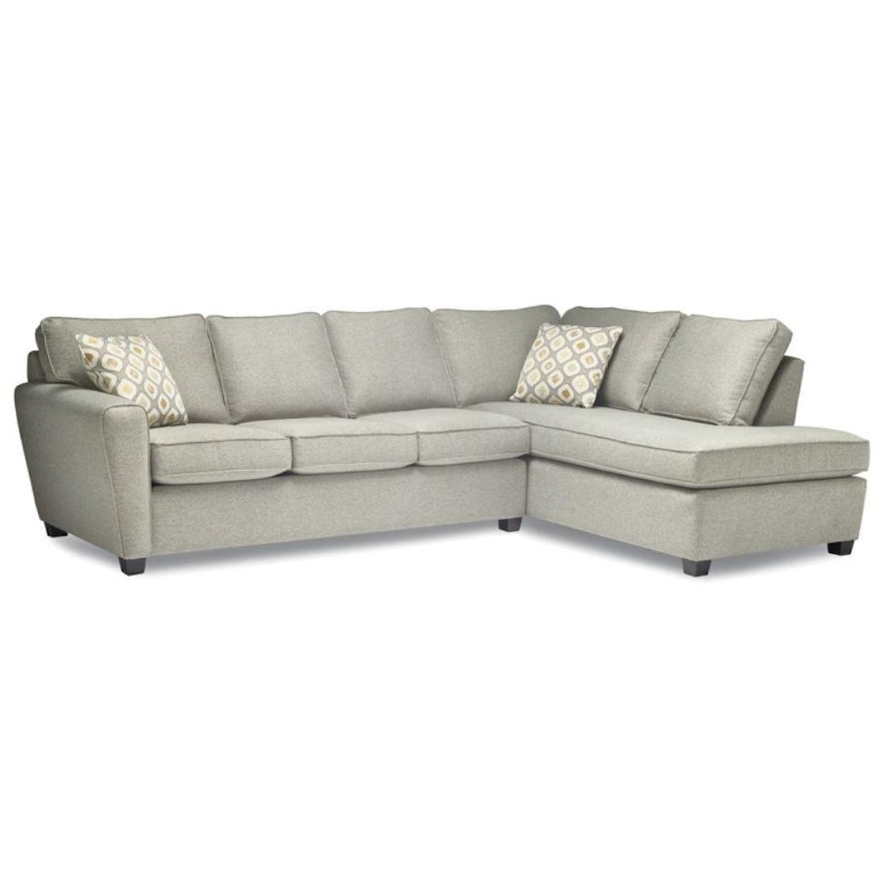 Lewis Home 6460 2 Pce Sectional