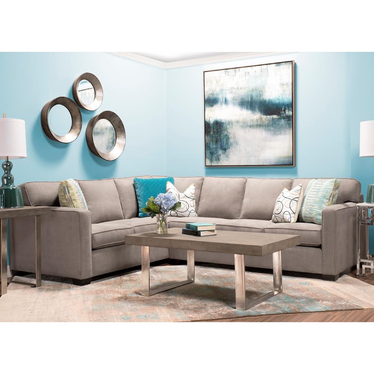 Lewis Home 5901 Casual Sectional