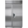 Sub-Zero Built-In Refrigerators 28.3 Cu. Ft. Side-by-Side Refrigerator