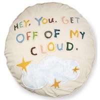 Hey, You, Get Off My Cloud! Floor Pillow