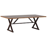 Cahaba Rectangular Dining Table with Aluminum Base