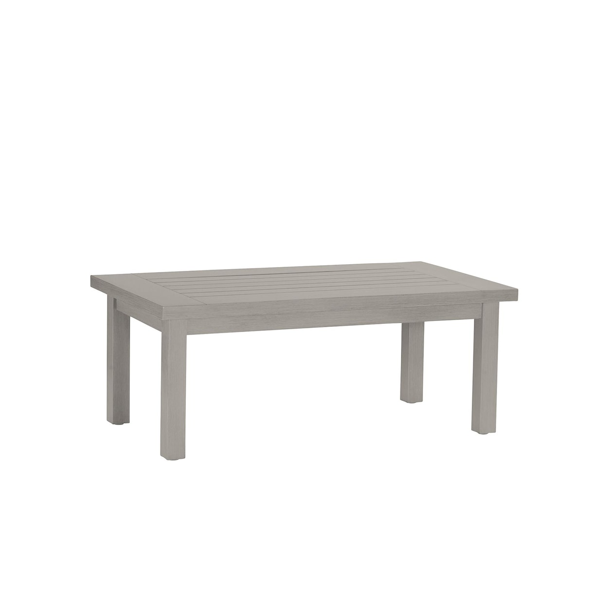 Summer Classics Club Aluminum Club Rectangular Coffee Table