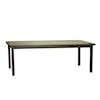 Summer Classics Club Aluminum Club Rectangle Outdoor Dining Table 