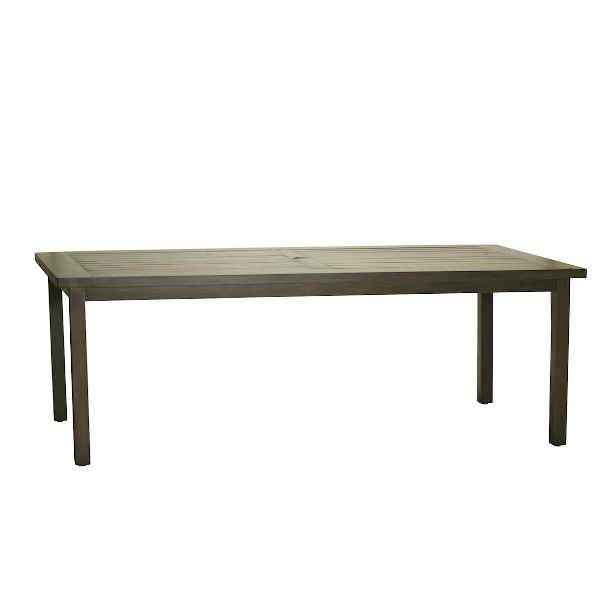 Summer Classics Club Aluminum Club Rectangle Outdoor Dining Table 