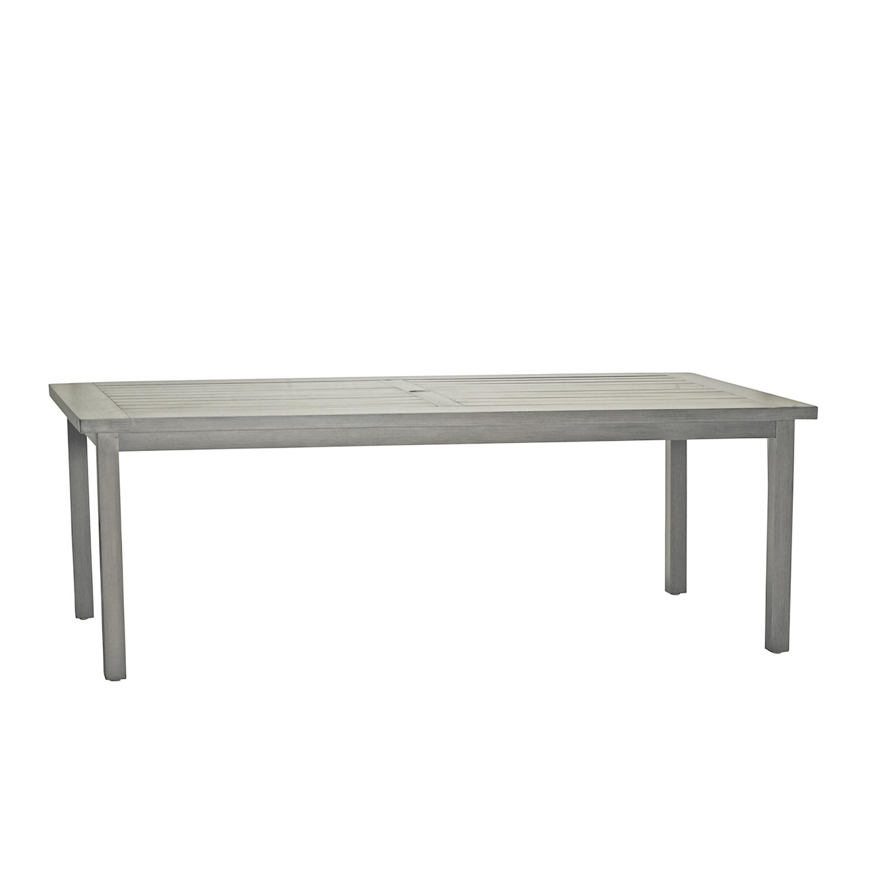 Summer Classics Club Aluminum Club Rectangle Outdoor Dining Table 