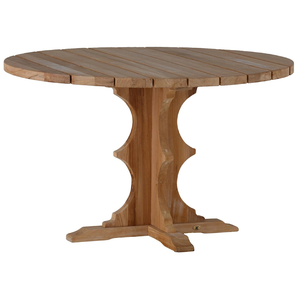 Summer Classics Club Teak French Teak Round Dining Table