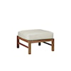 Summer Classics Club Teak Club Sectional Outdoor Ottoman