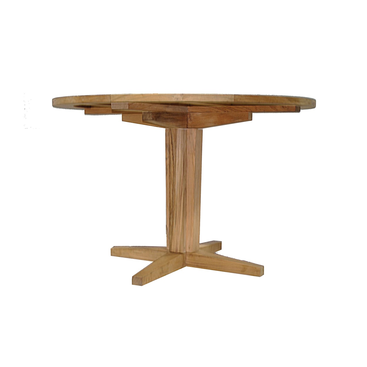 Summer Classics Club Teak Outdoor Dining Table with 48'' Round Top