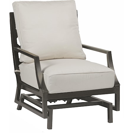 Lattice Outdoor Spring Lounge Chair