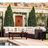 Outdoor Rustic Sectional Sofa