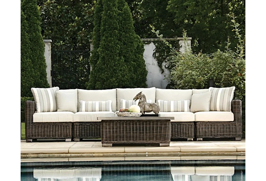 Rustic Outdoor Sectional Sofa by Summer Classics at Weinberger's Furniture