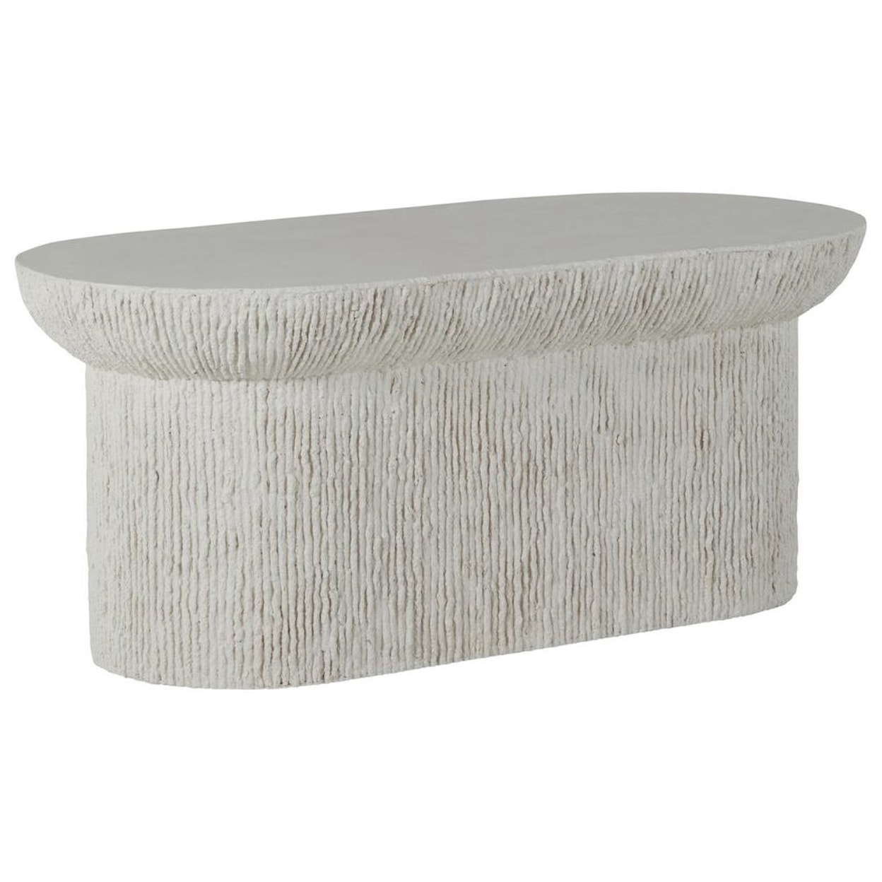Summer Classics Stonecast Brant Oval Coffee Table