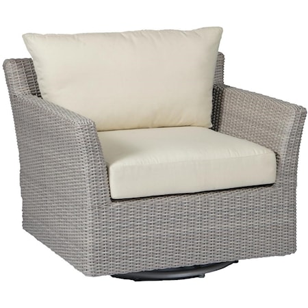 Club Woven Swivel Glider