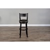 Sunny Designs 1646 30"H Swivel Barstool, Cushion Seat & Back