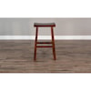 Sunny Designs 1768 30"H Saddle Seat Stool, Wood Seat