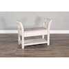 Sunny Designs 2075 Accent Bench with Storage