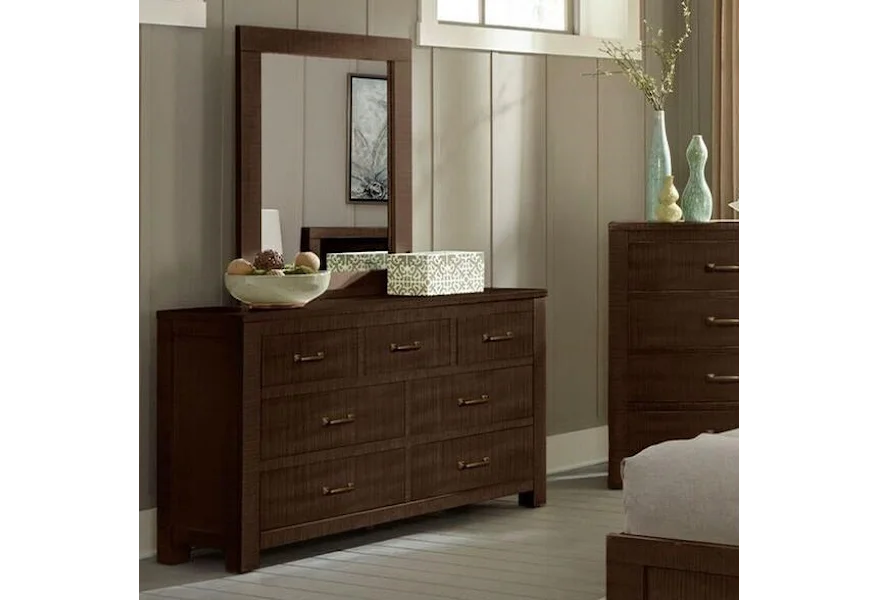2319 Dresser and Mirror Set by Sunny Designs at Home Furnishings Direct