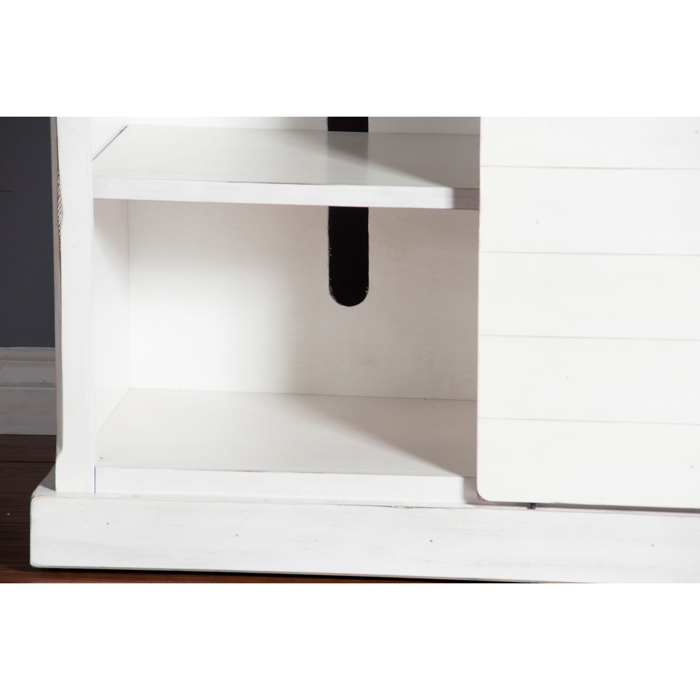 65" TV Console w/ Barn Doors