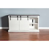 Sunny Designs 3577 65" TV Console w/ Barn Doors