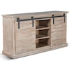 Sunny Designs 3577 65" TV Console w/ Barn Doors