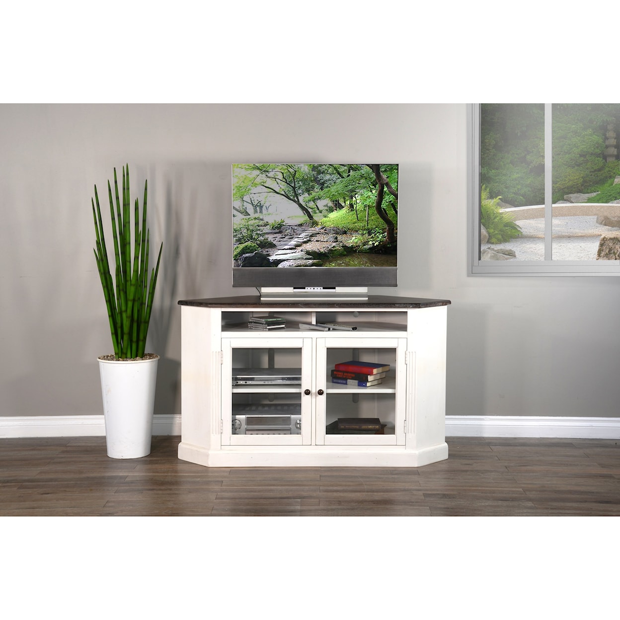 Sunny Designs 3635 Corner TV Stand