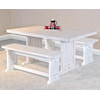 Sunny Designs Bayside Table with 2 Benches