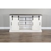 Sunny Designs Bourbon Trail Credenza Barn Door White