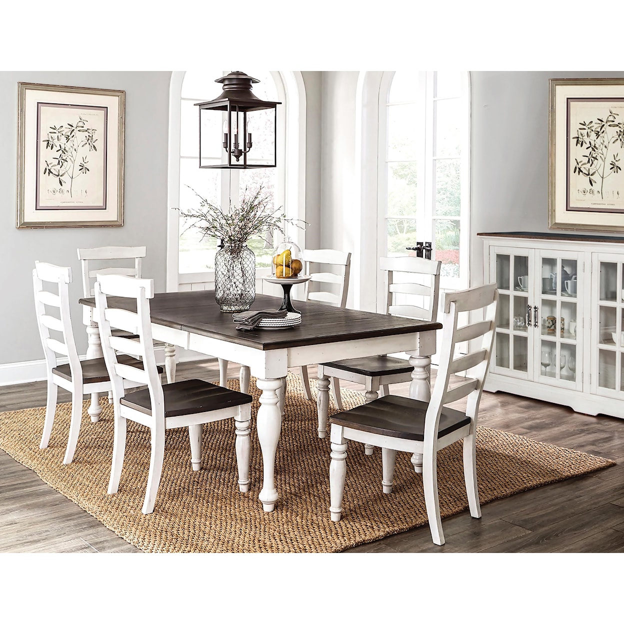 Sunny Designs Carriage House 5-Piece Table and Chair Set