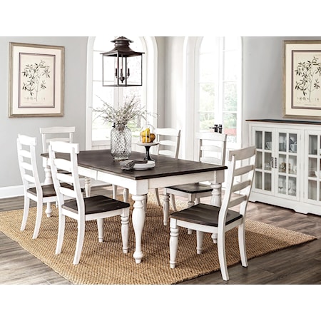 7-Piece Table and Chair Set