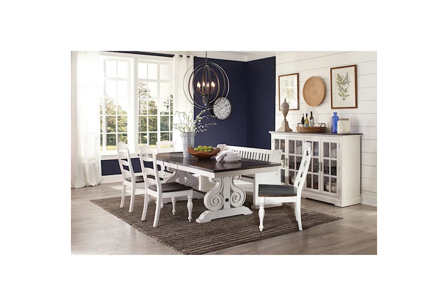 Carriage House 7 Pc. Dining Set at Bennett's Furniture and Mattresses