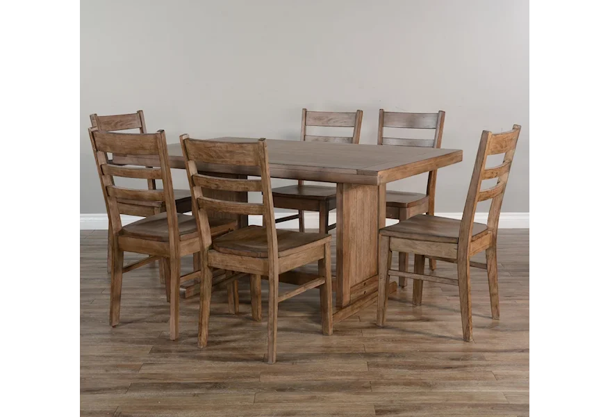 Doe Valley 7-Piece Dining Set by Sunny Designs at Wayside Furniture & Mattress