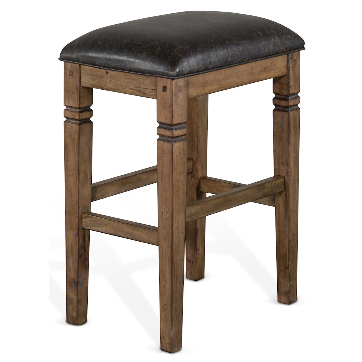 Sunny Designs Doe Valley Backless Stool with Cushion Seat