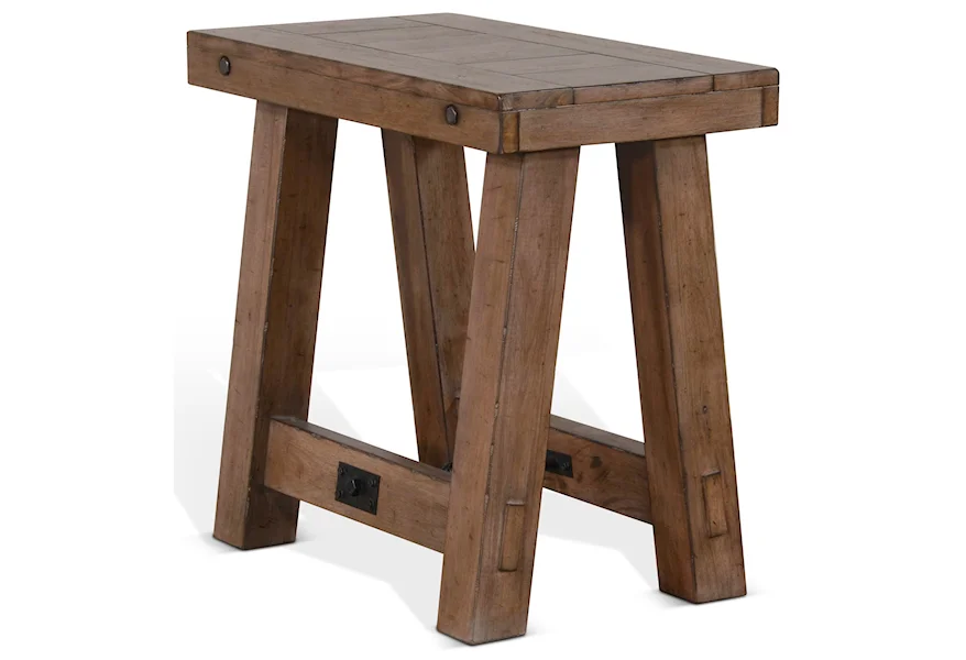 Doe Valley Chair Side Table by Sunny Designs at Sparks HomeStore