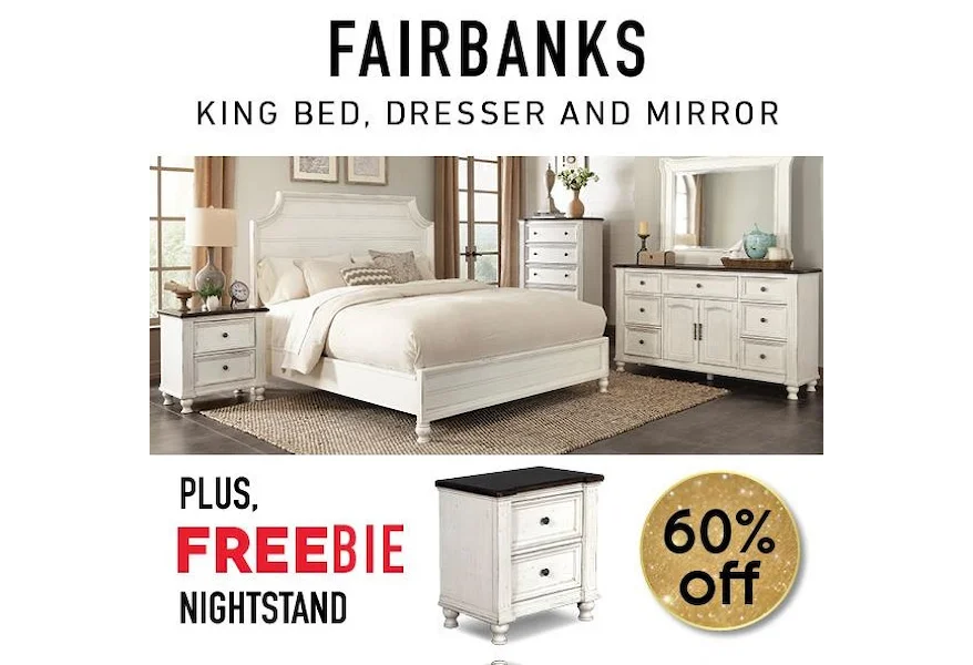 Fairbanks Fairbanks King Bedroom Package with FREEBIE! by Sunny Designs at Morris Home