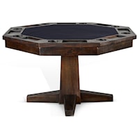 Game & Dining Table with Reversible Table Top