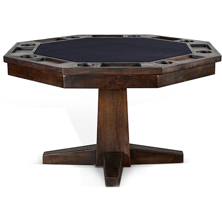Game & Dining Table with Reversible Table Top