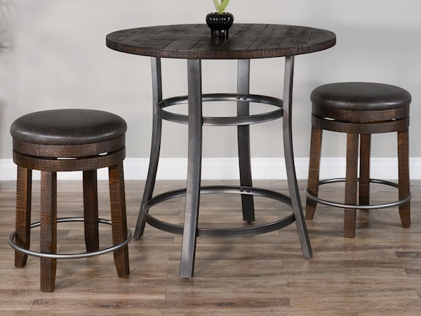 3-Piece Counter Table Set