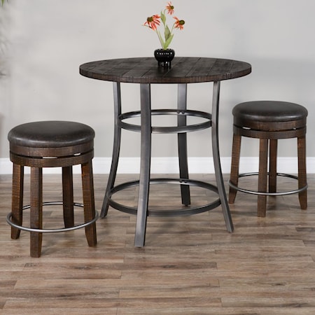 3-Piece Counter Table Set