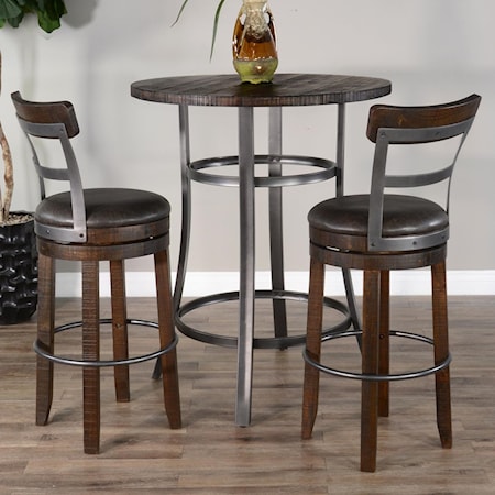 3-Piece Bar Table Set