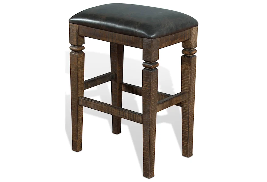 Homestead Backless Stool w/ Cushion Seat by Sunny Designs at Conlin's Furniture