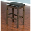 Sunny Designs Homestead Backless Stool w/ Cushion Seat