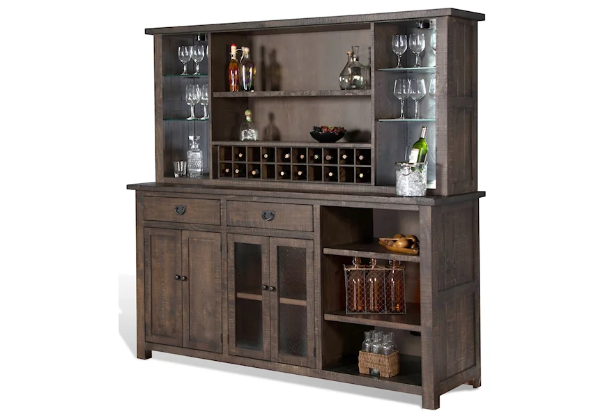 Homestead Back Bar by Sunny Designs at Sparks HomeStore