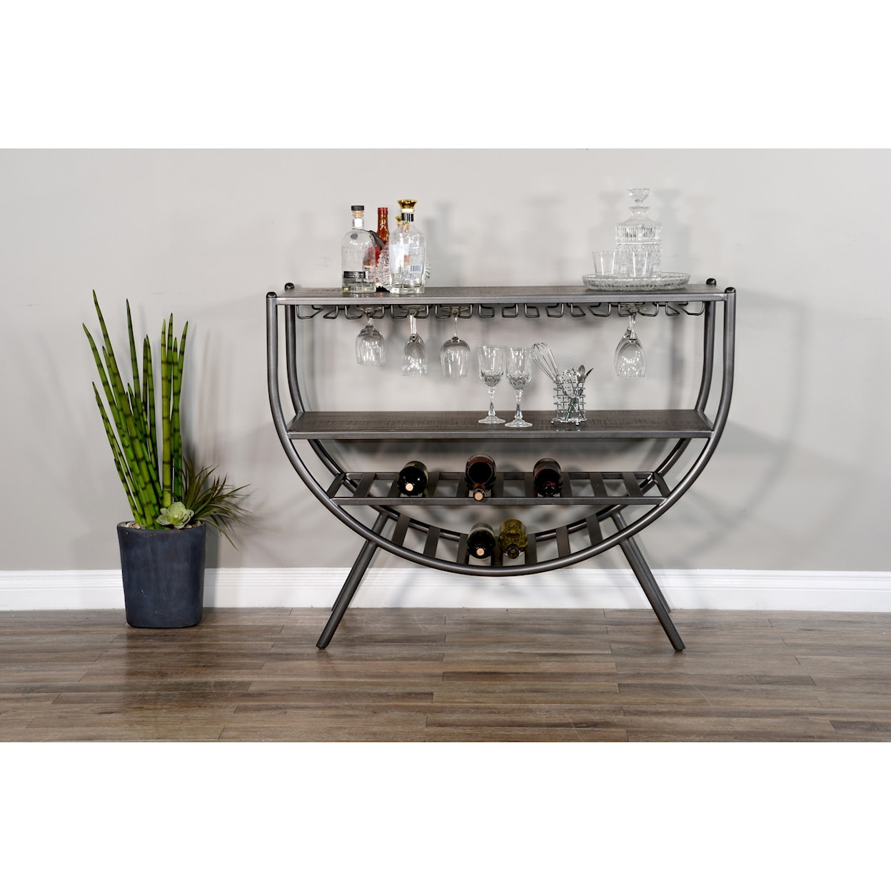 Sunny Designs Homestead Wine Rack Server