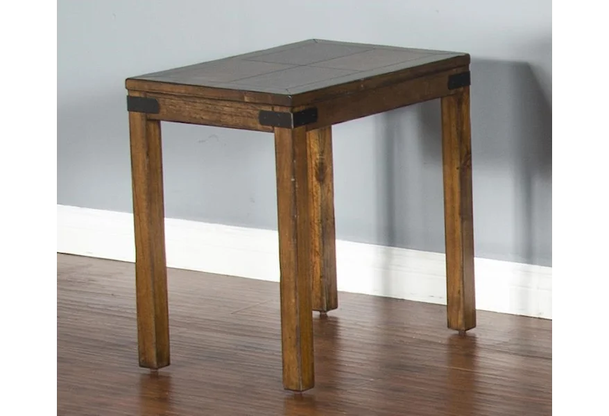 Layton Avenue Layton Avenue Chairside Table by Sunny Designs at Morris Home