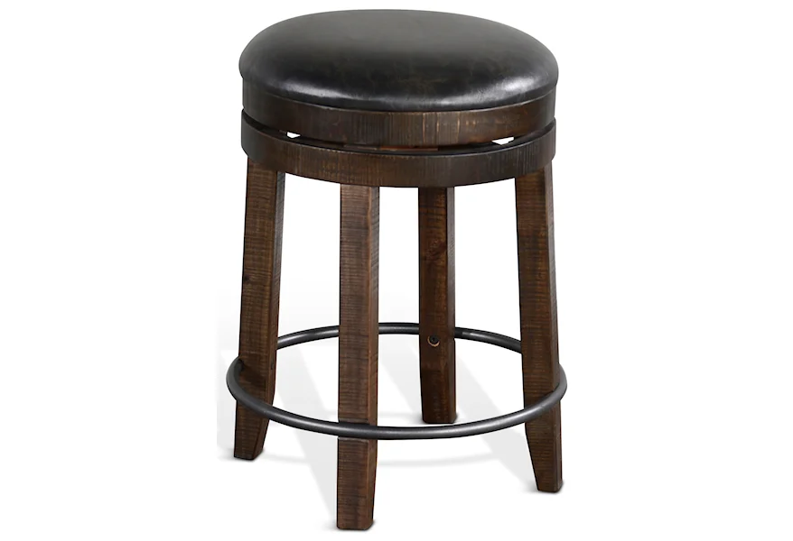Homestead Backless Swivel Stool by Sunny Designs at Sparks HomeStore