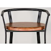 Sunny Designs Metro Flex 30"H Barstool, Wood Seat
