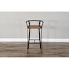 Sunny Designs Metro Flex 30"H Barstool, Wood Seat