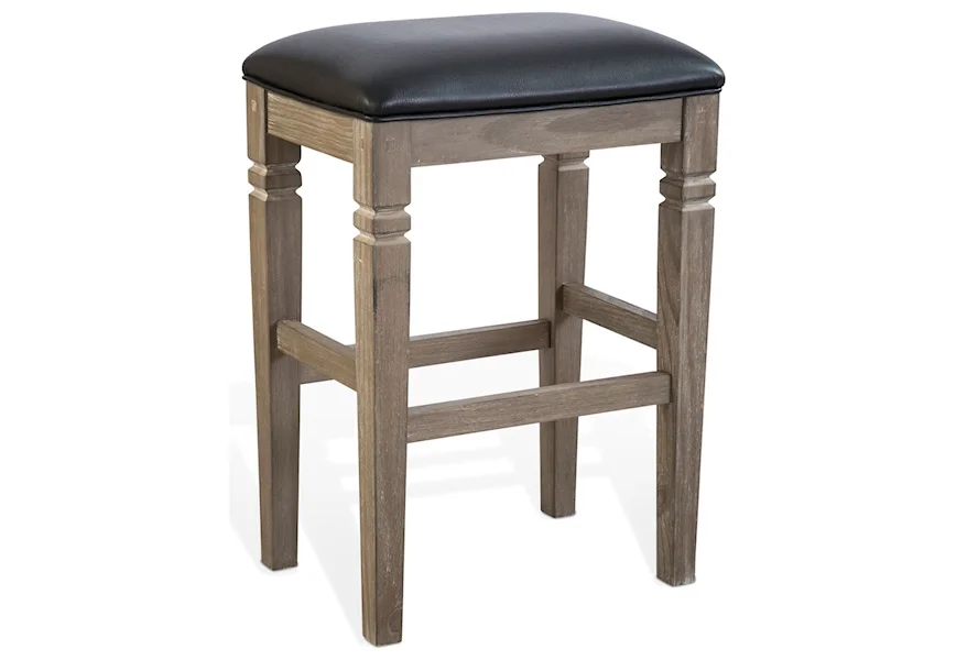 Pinehurst 30" Backless Stool with Cushion Seat by Sunny Designs at Sparks HomeStore