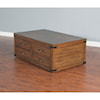 Sunny Designs Safari Coffee Table w/ 4 Drawers & Casters